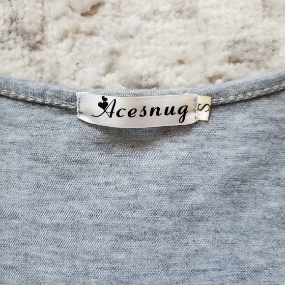 Light gray cover up dress - Picture 3 of 4